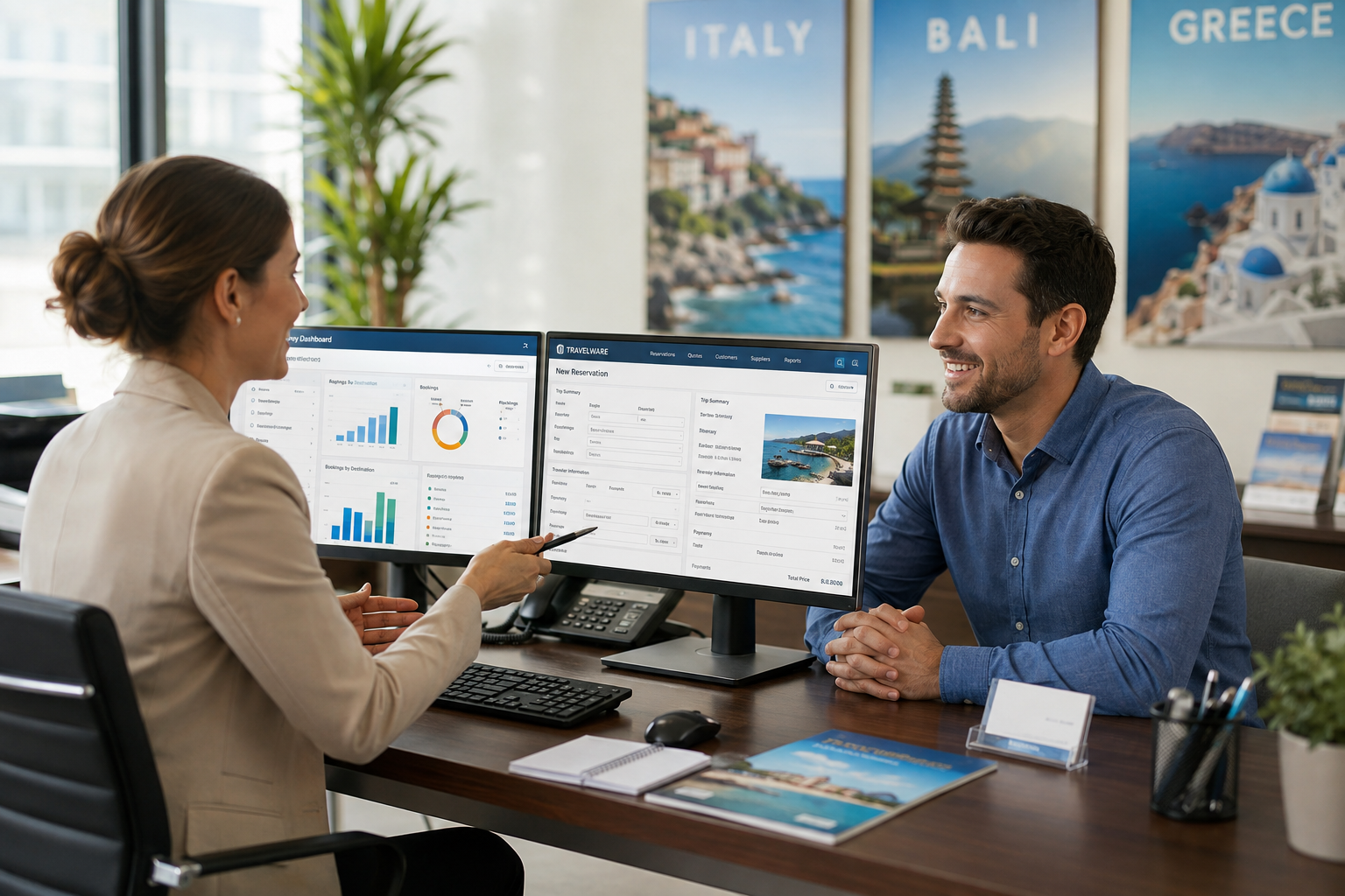 Productividad en Agencias de Viajes con software